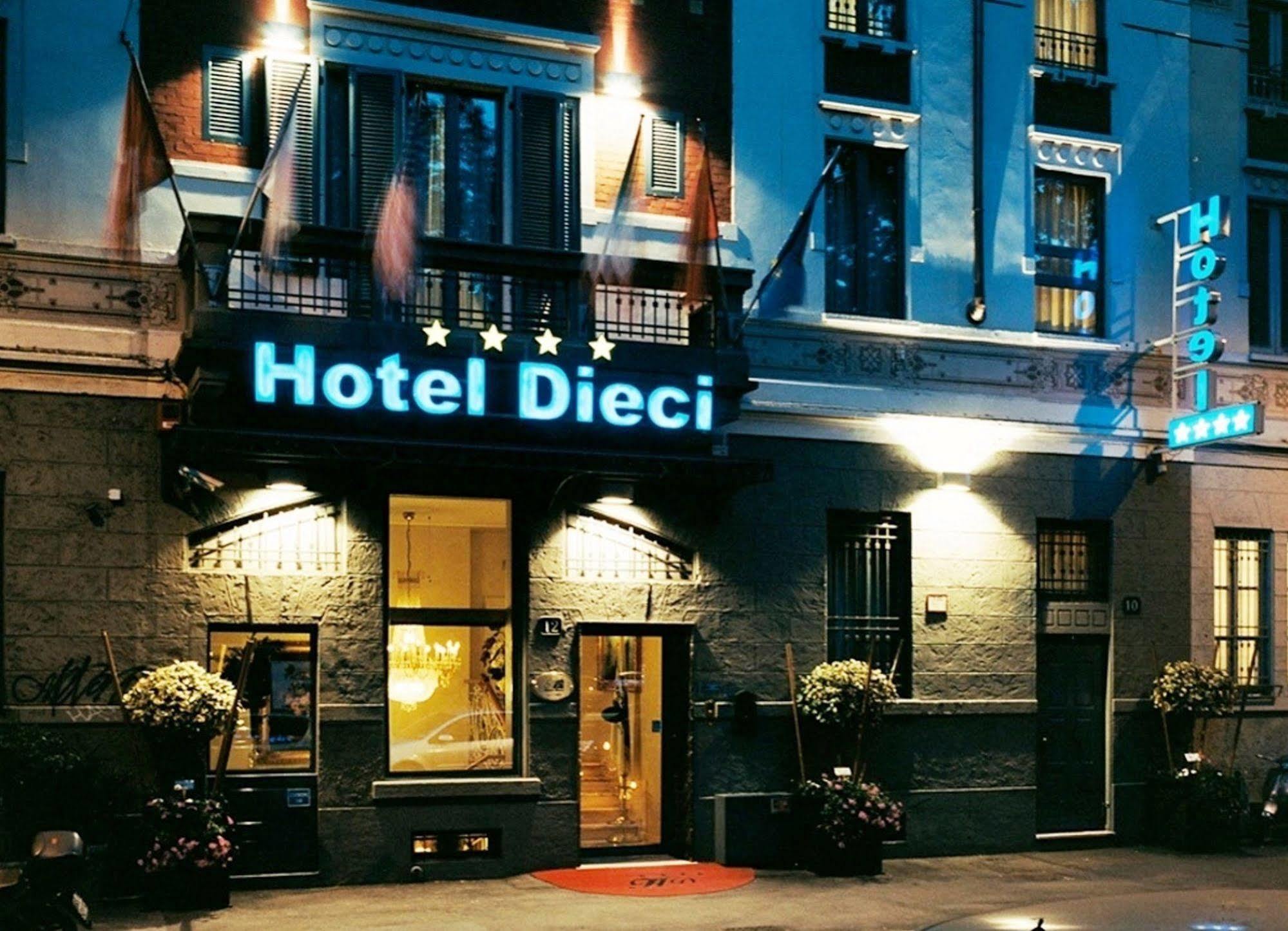 Boutique Hotel Dieci Milan Luaran gambar